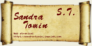 Sandra Tomin vizit kartica
